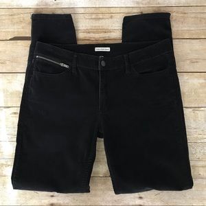Calvin Klein Ankle-Zip Skinny Corduroy Jeans.